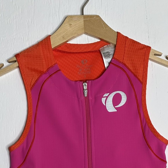 Pearl Izumi Womens Elite In R Cool Tri Sleeveless Cycling Top Size Small Pink - Picture 2 of 13